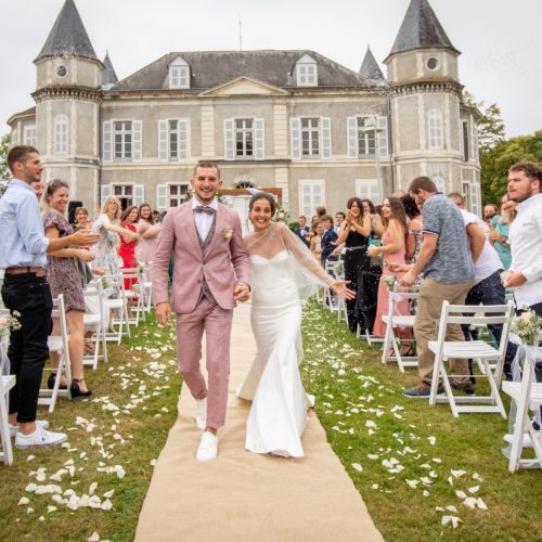 mariage au château de franqueville