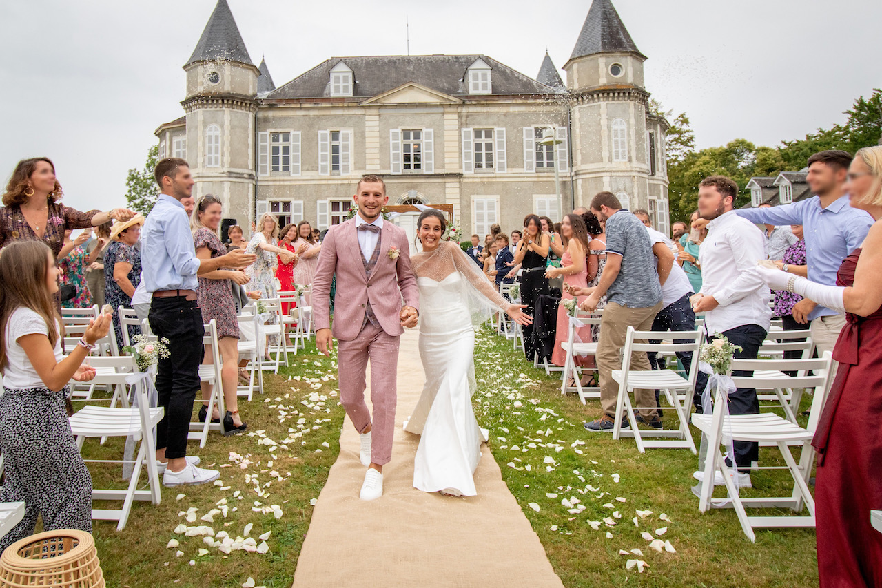 mariage au château de franqueville