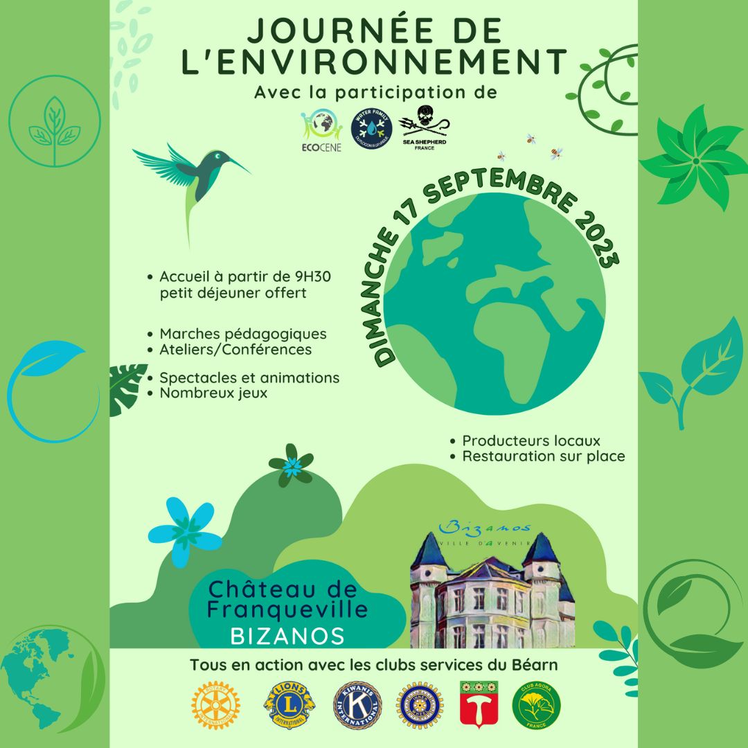 17/09/23 : JOURNEE DE L’ENVIRONNEMENT