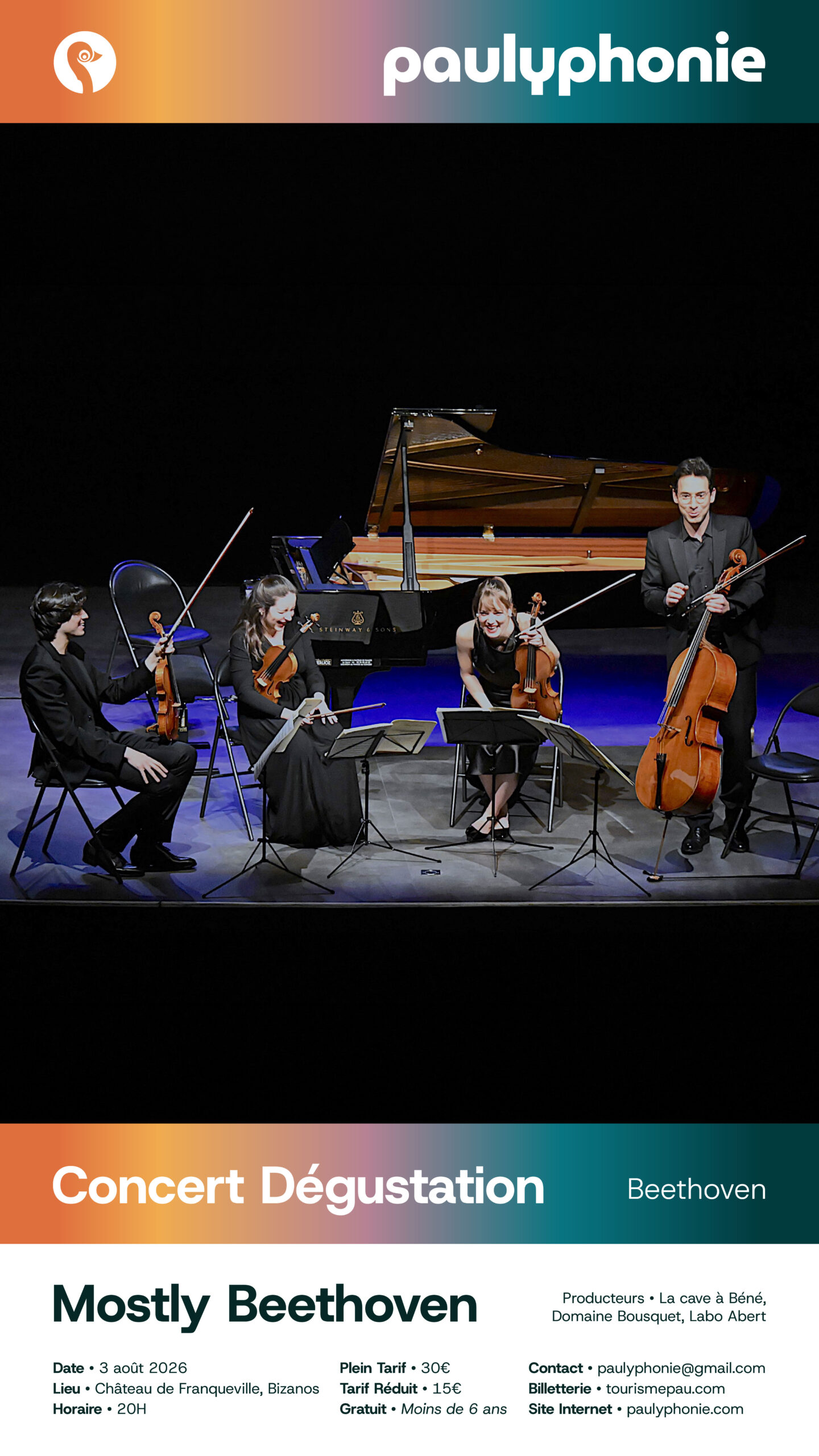 CONCERT DEGUSTATION – 3/08/26 20H