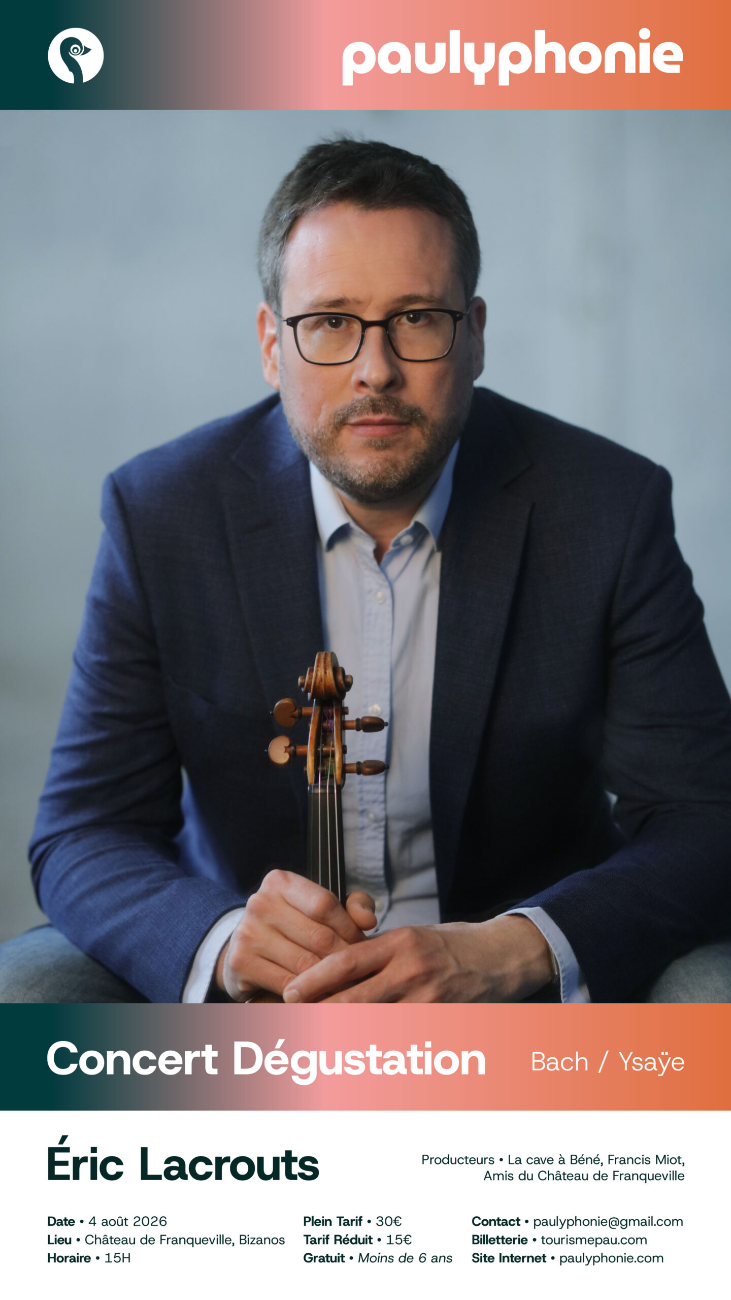 CONCERT DEGUSTATION – 4/08/26 15H